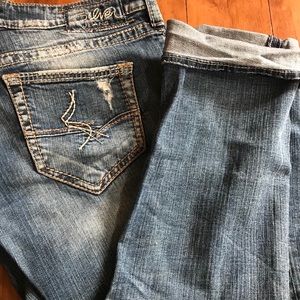 Sam Silver Crop Jeans